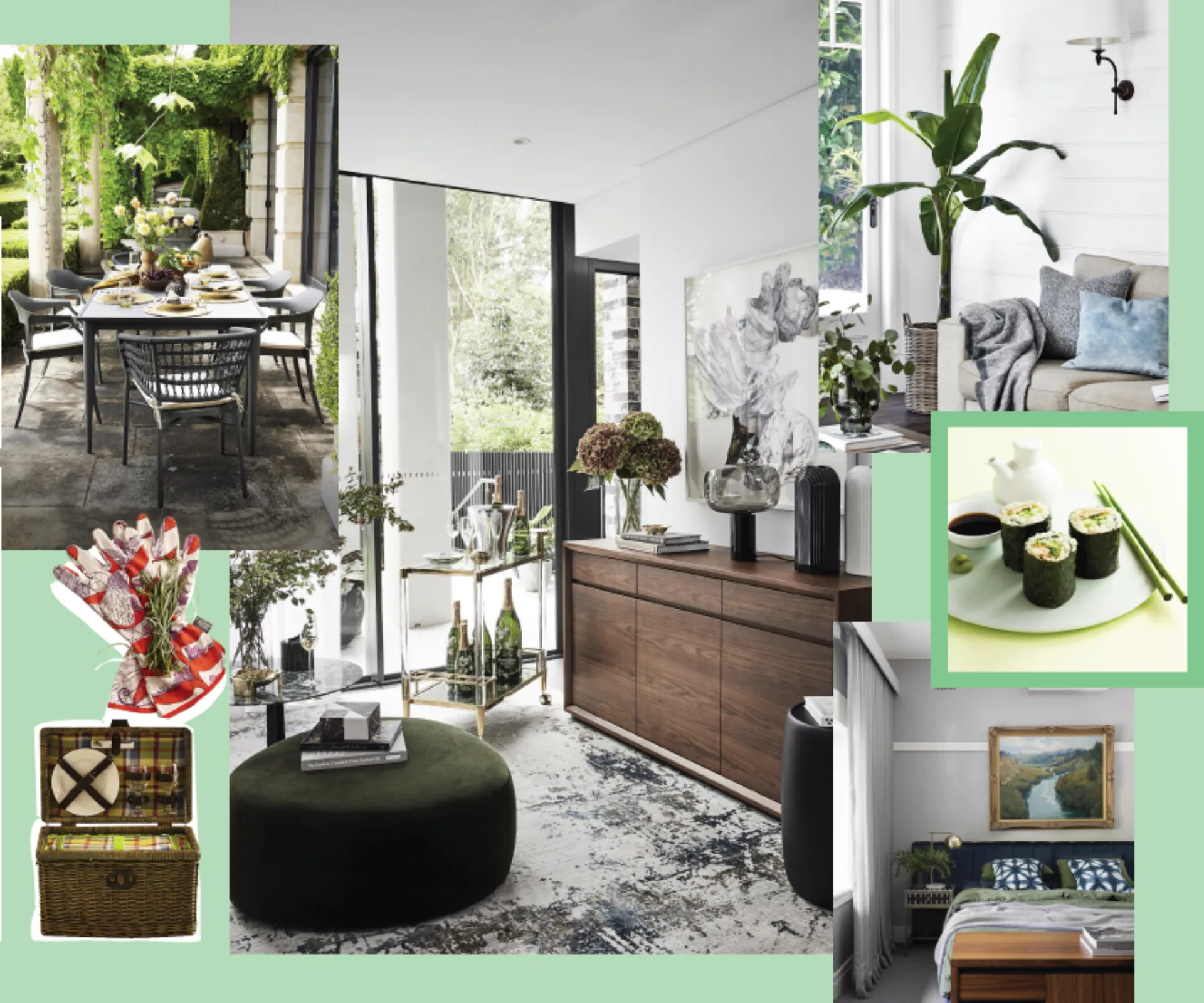 Biophilic Babe collage