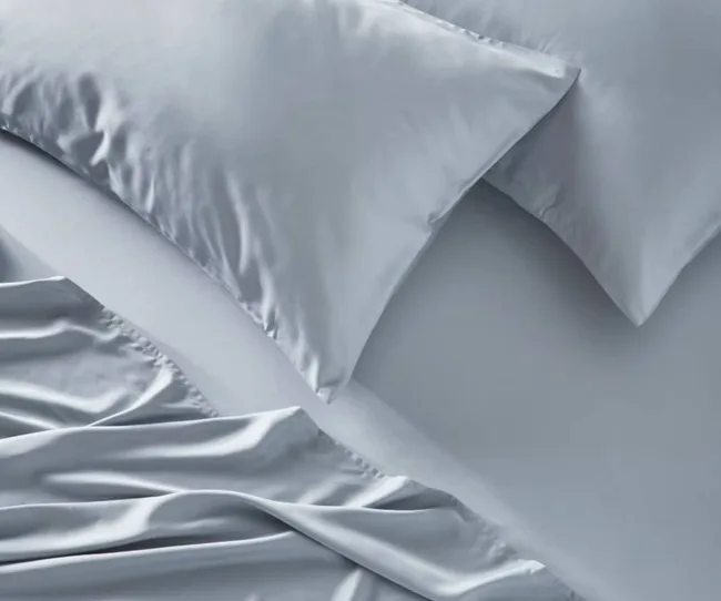 A close up of Ecosa's cooling bamboo sheets.