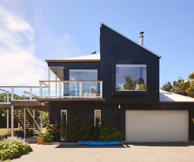 The exterior of the Christchurch home after the house renovation