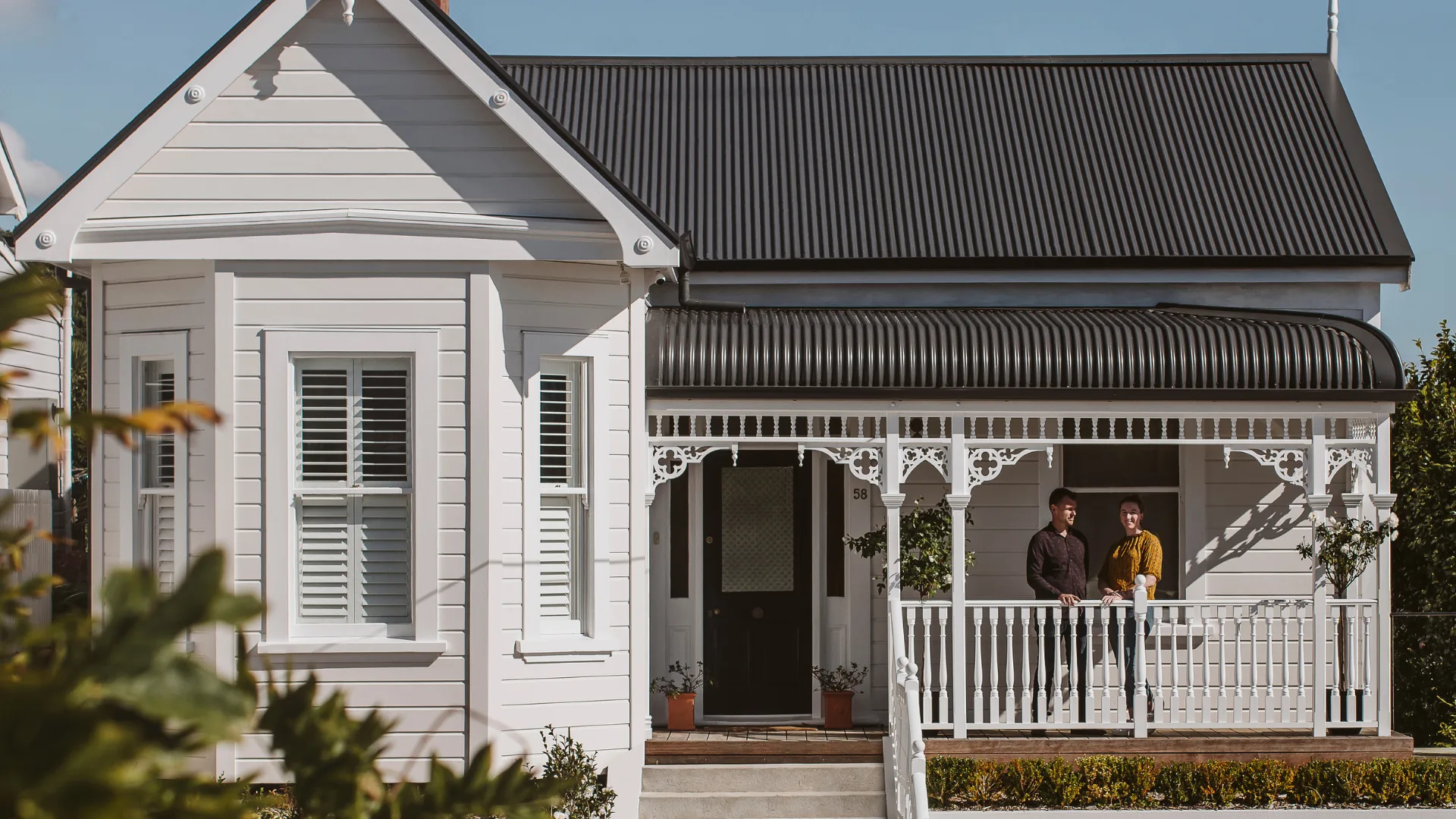 This New Plymouth villa has been restored to its former glory, with a few contemporary touches