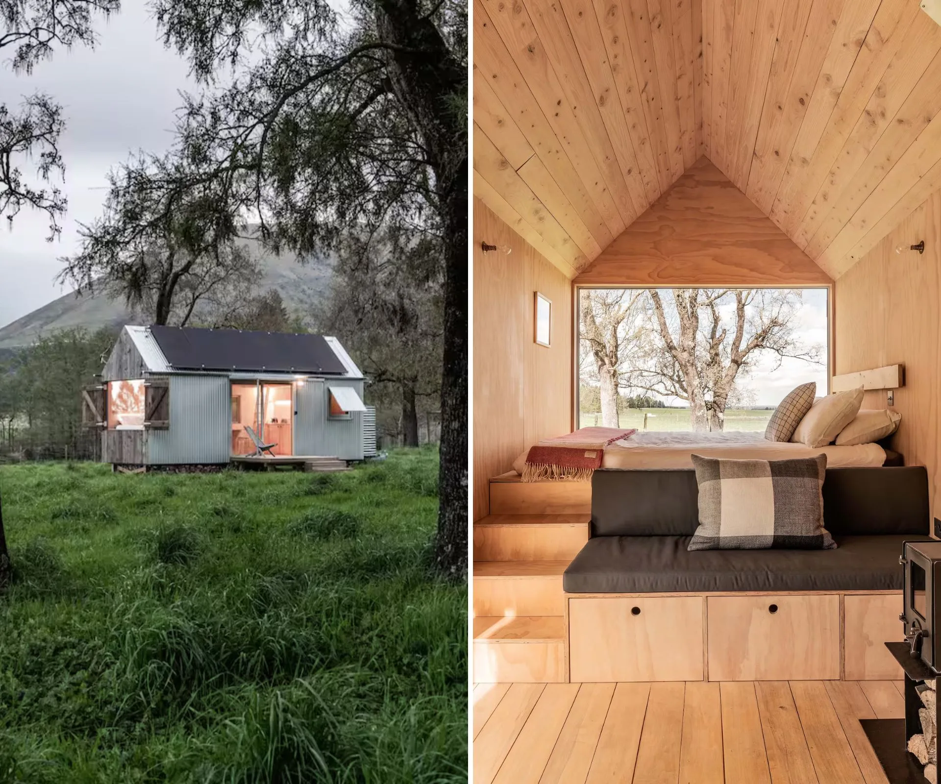 A tiny house on a Christchurch farm