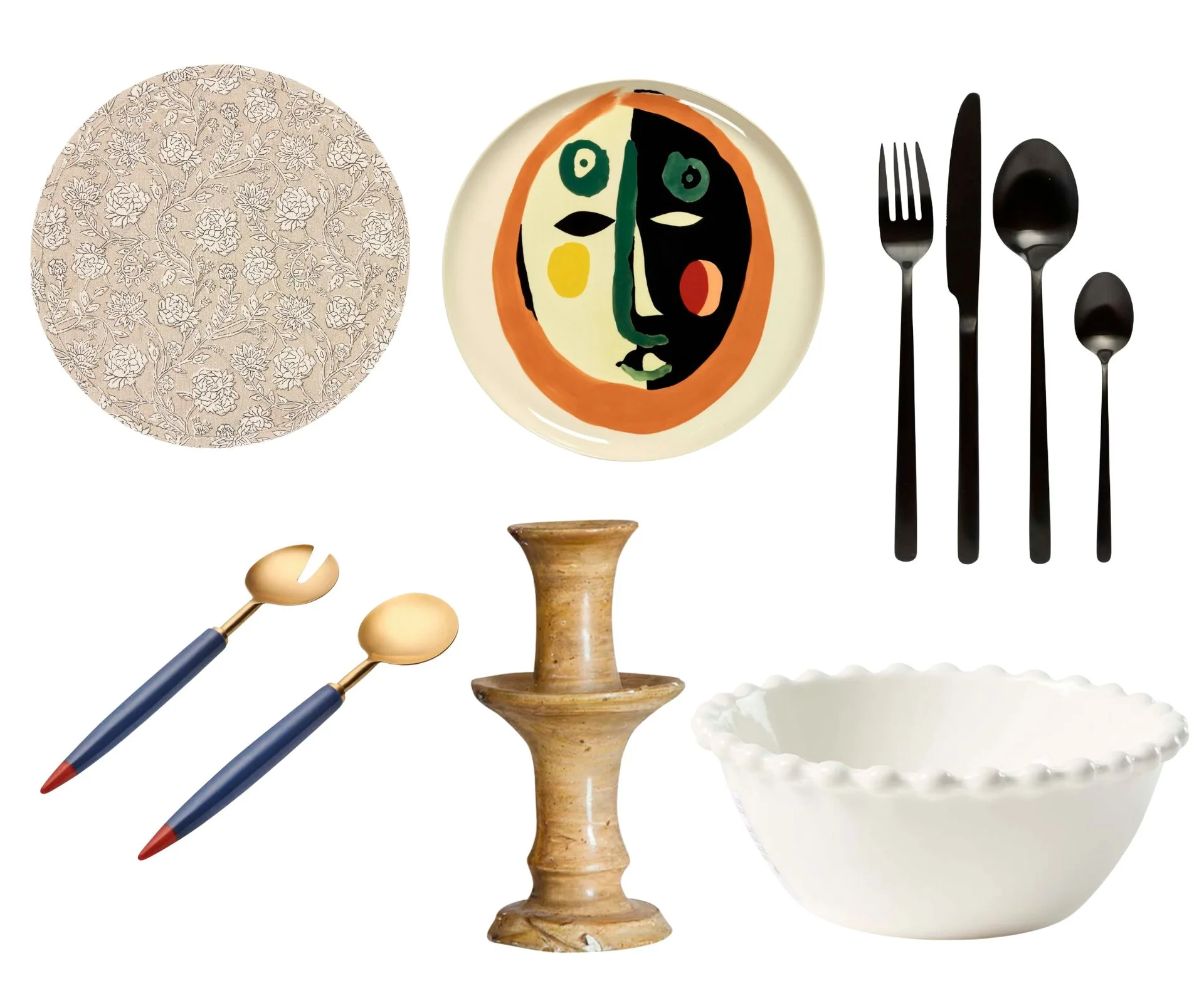 six products that create a contemporary table setting