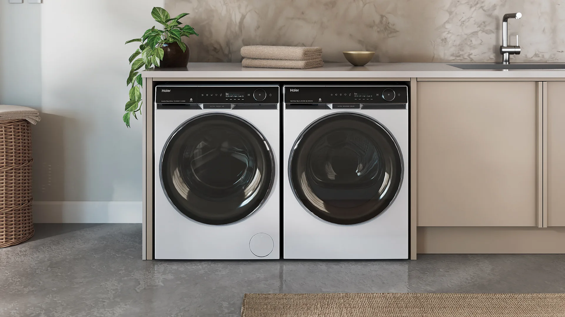 Haier’s 12kg 600 Series Front Loader Washing Machine and 10kg 600 Series Heat Pump Dryer