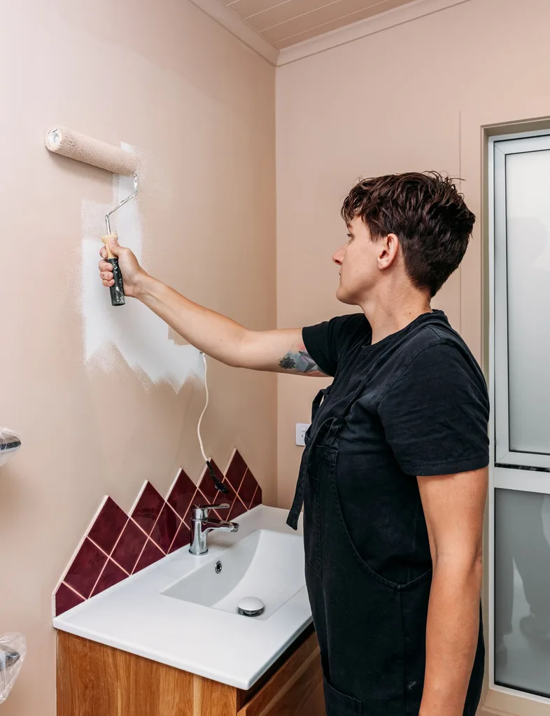 Continue colour drench but painting walls and ceiling