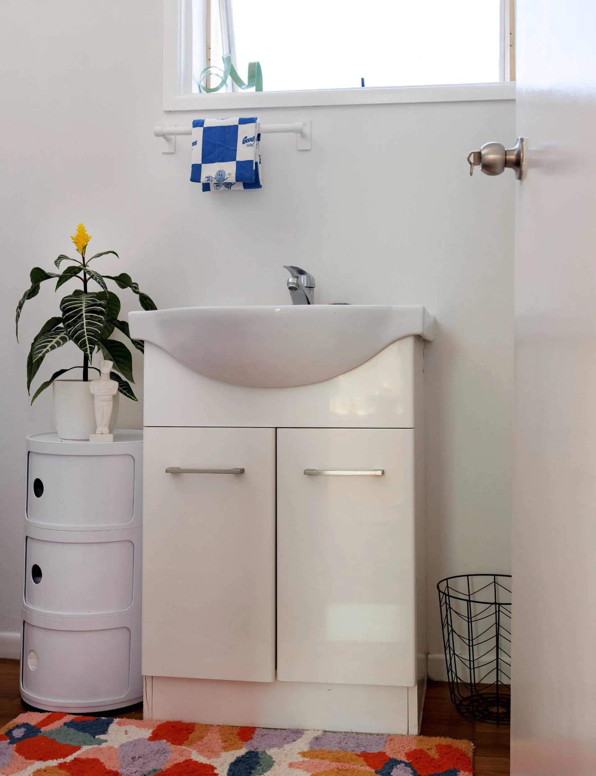 1970s townhouse bathroom sink