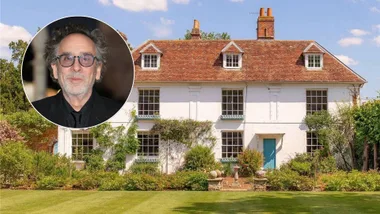 Tim Burton is selling his Oxfordshire estate and the interior aesthetic is not what we expected