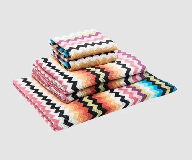A set of Missoni towels