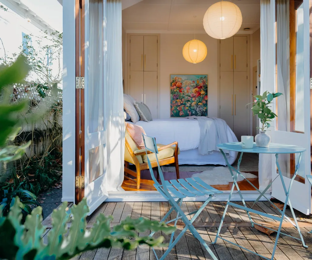 deck outside the bedroom