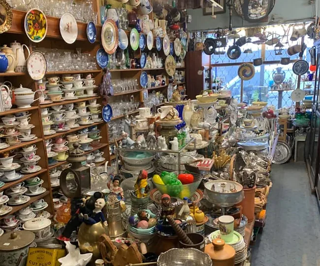 Inside Antique Alley, Auckland