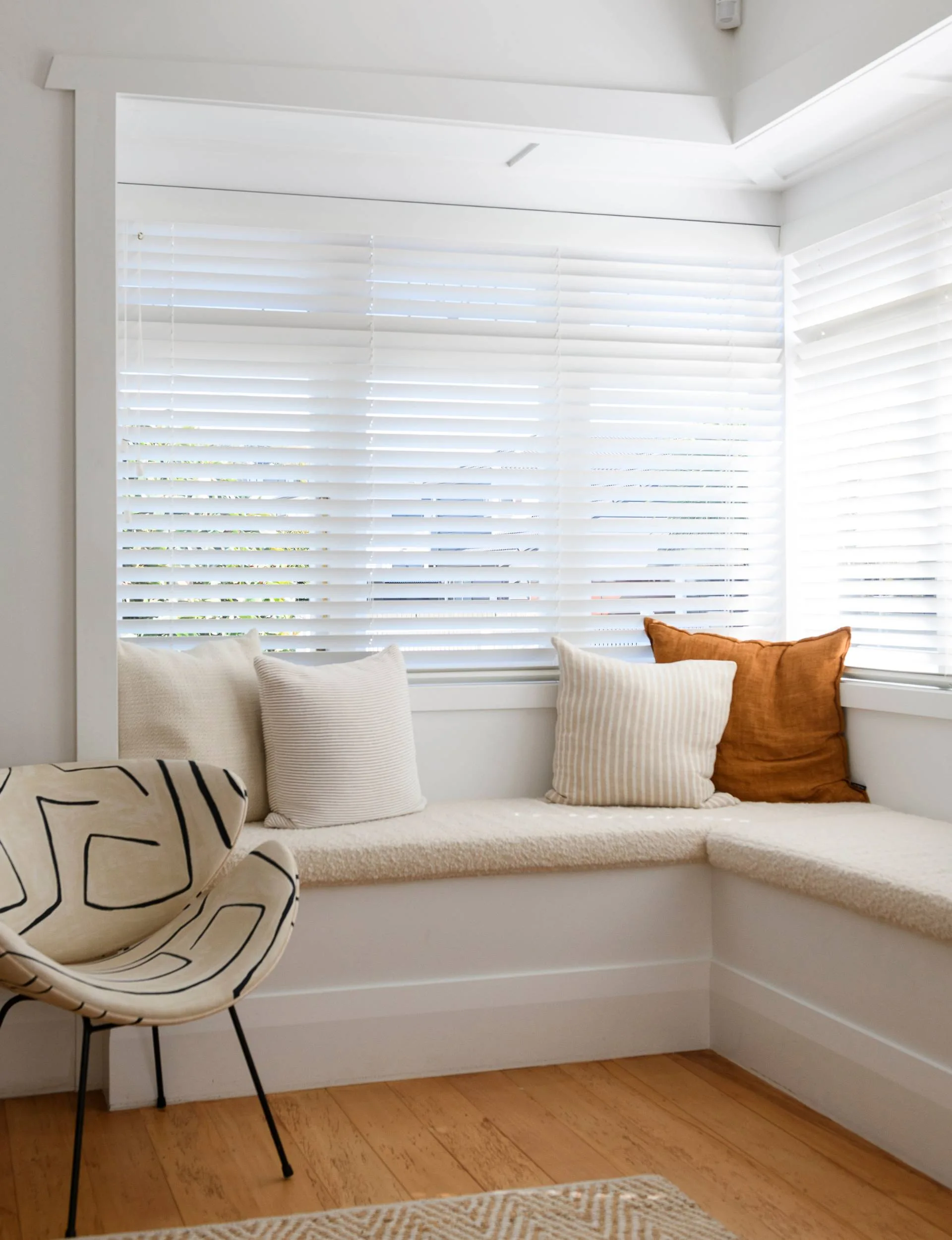 corner of house with cushions