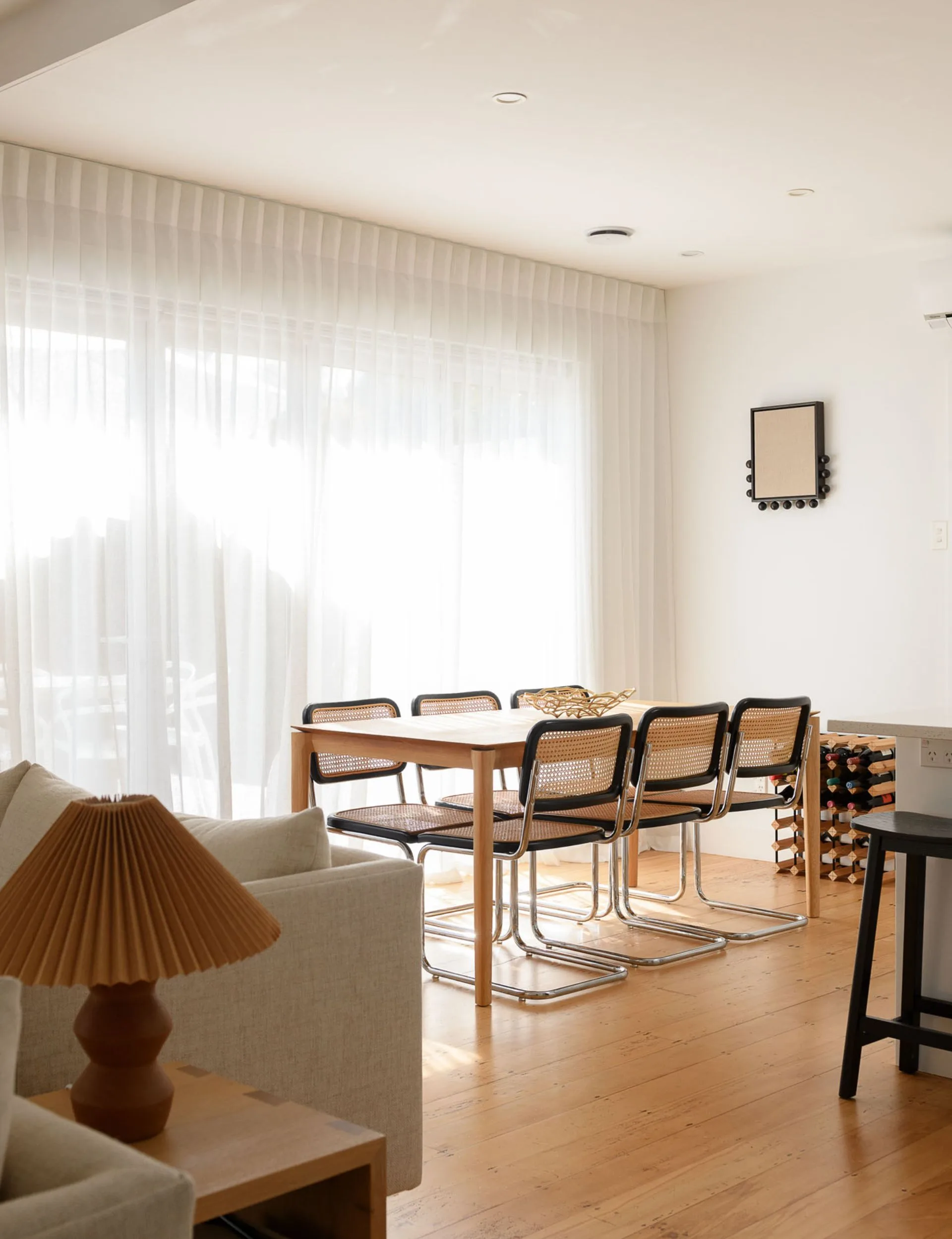 dinning table in sun