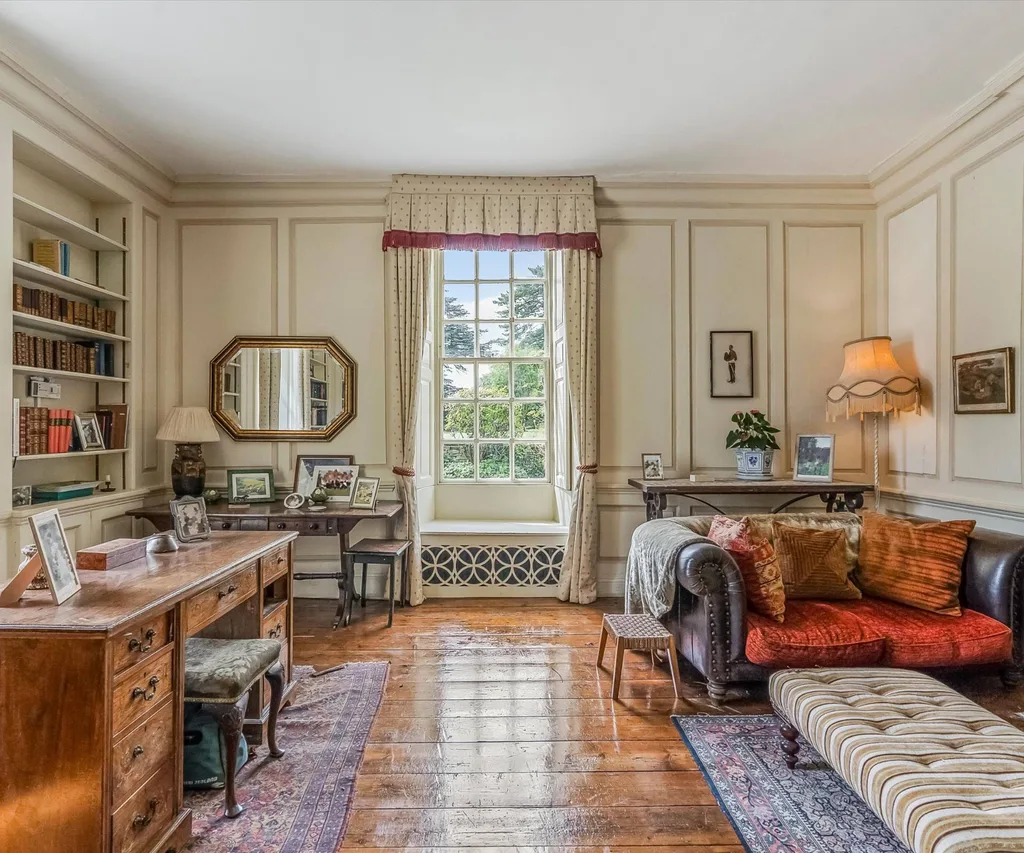 The office space within the Pride and Prejudice house
