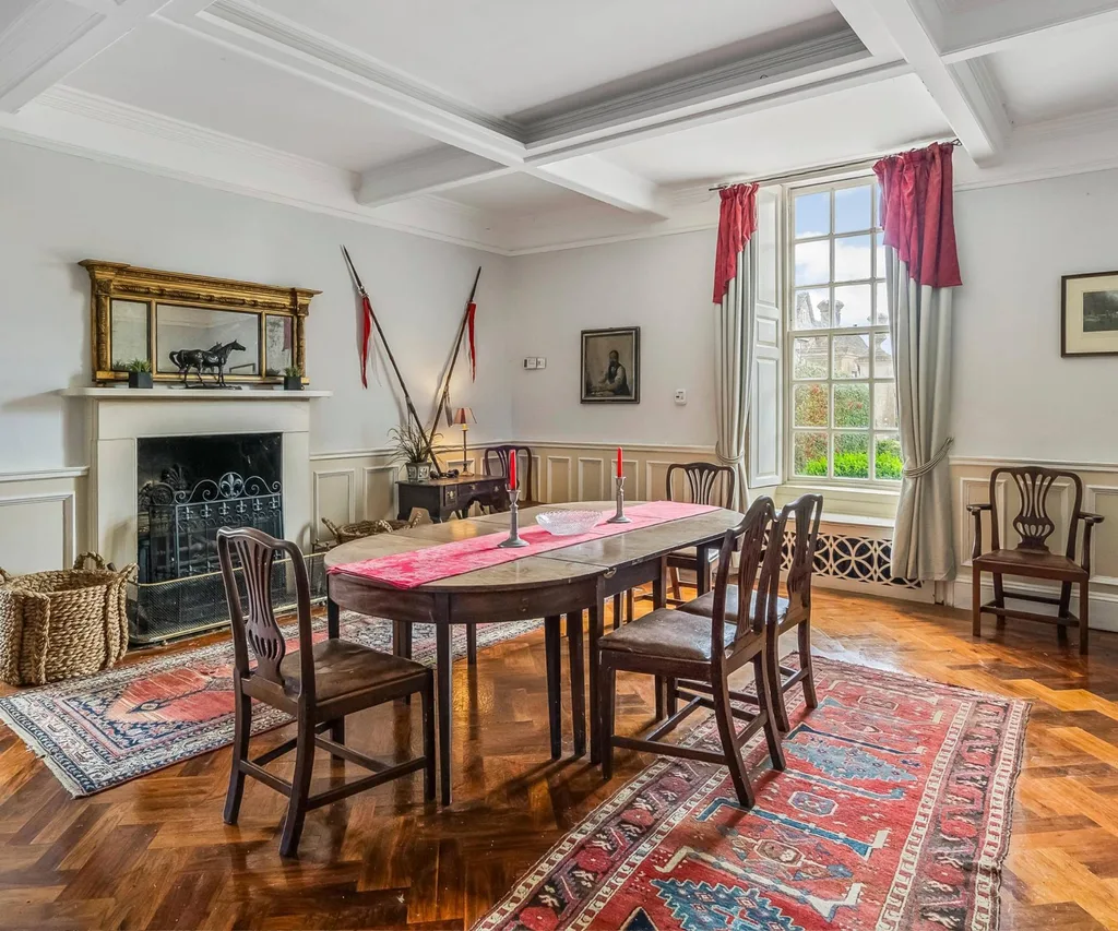 The dining room
