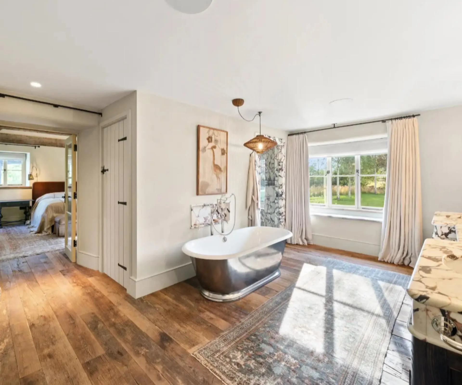 A bathroom inside Ellen's house