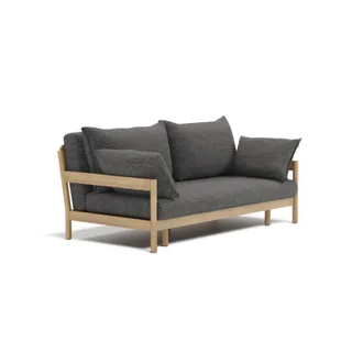 Eva Slideaway Sofa Bed in Slate