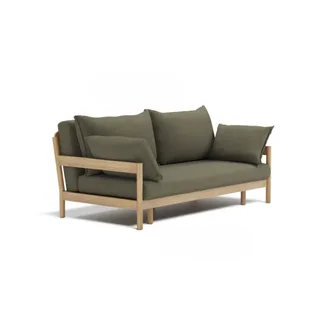 Eva Slideaway Sofa Bed in Olive