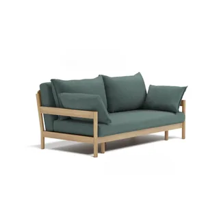 Eva Slideaway Sofa Bed in Moss Green