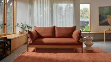 A sofa bed so sleek, you’d never guess it’s one