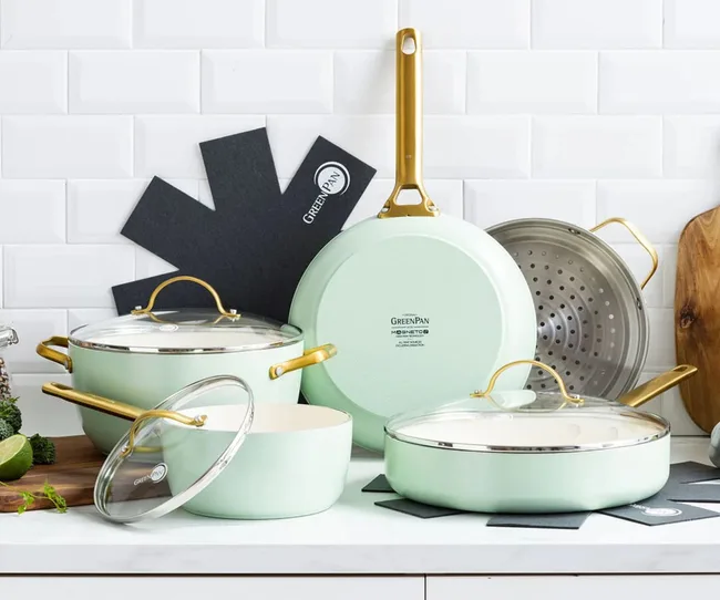 Teal Greenpan cookware