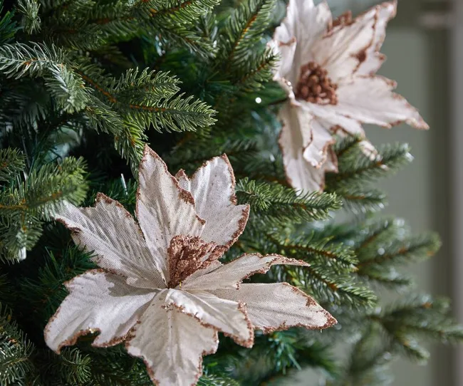 Christmas Tree Flower Clips