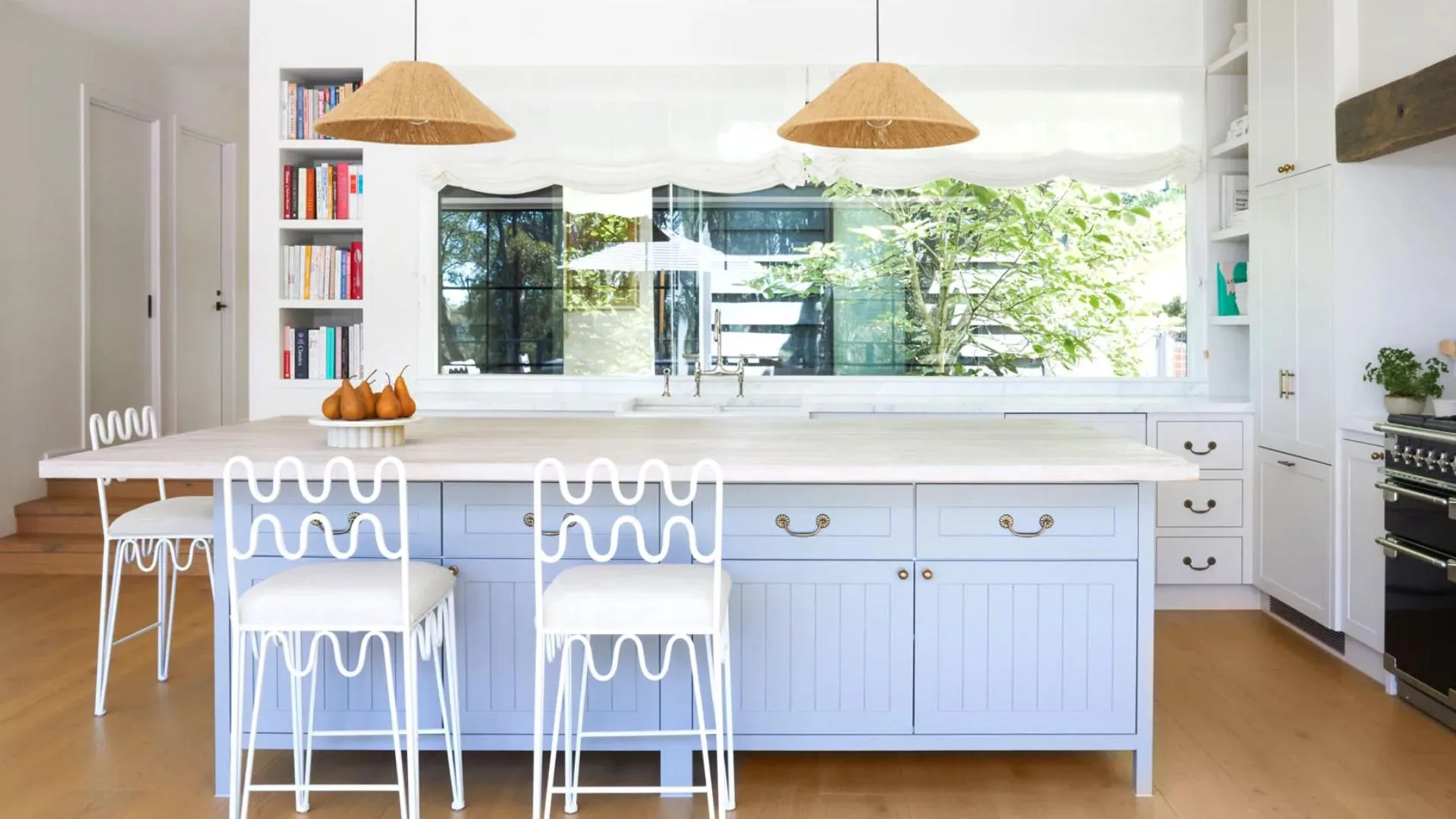 Coastal aesthetic kitchen