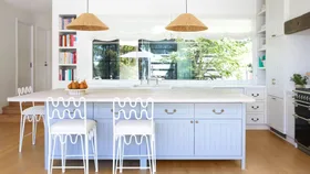 Coastal aesthetic kitchen