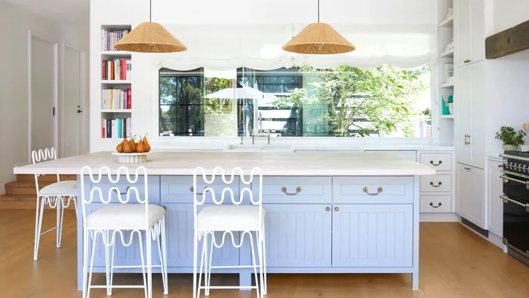 Coastal aesthetic kitchen