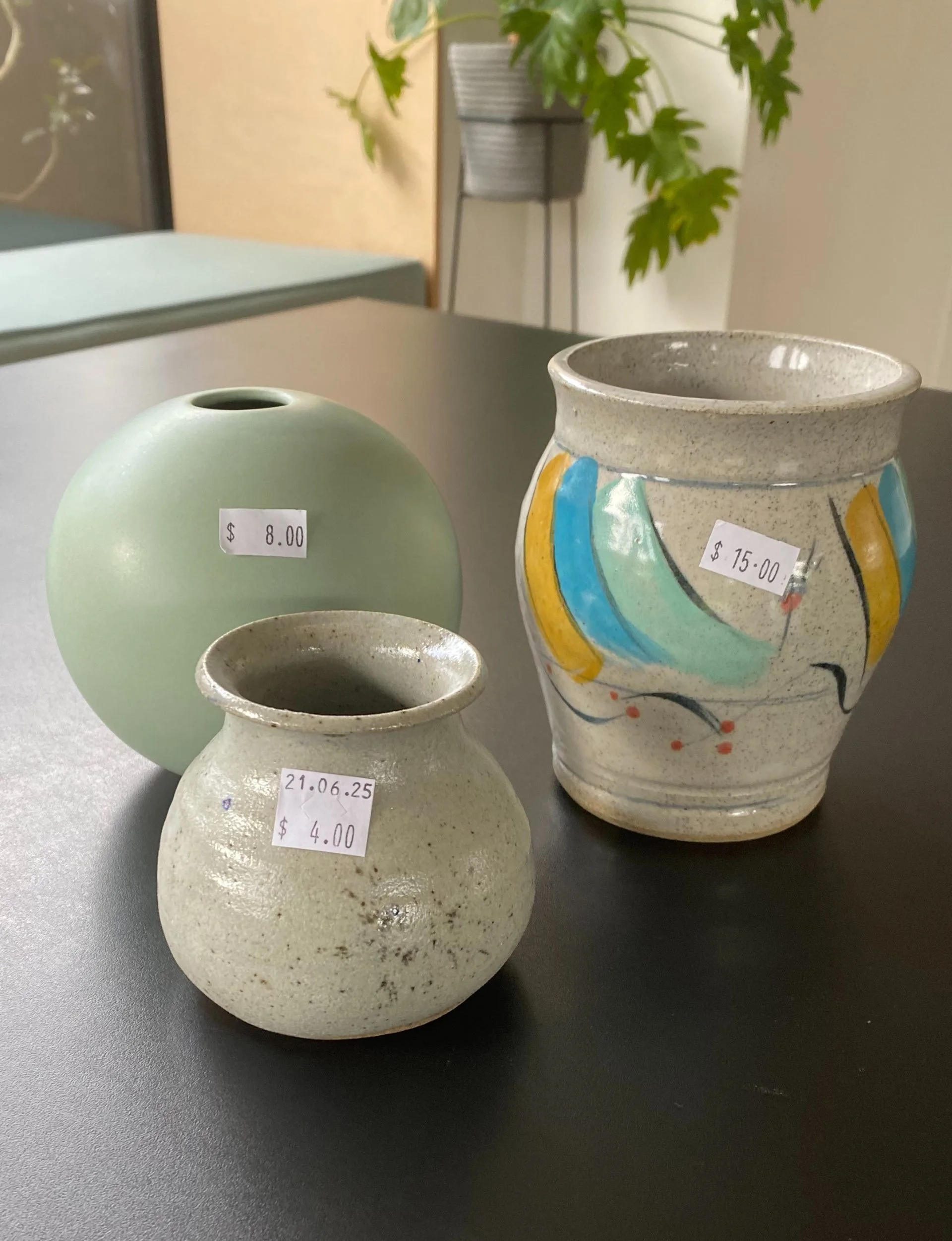 Old o-shop pots and vases