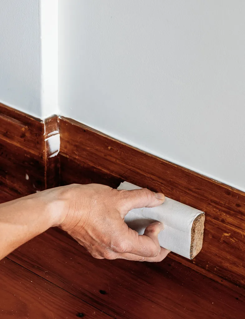 First step is to prep and clean all walls