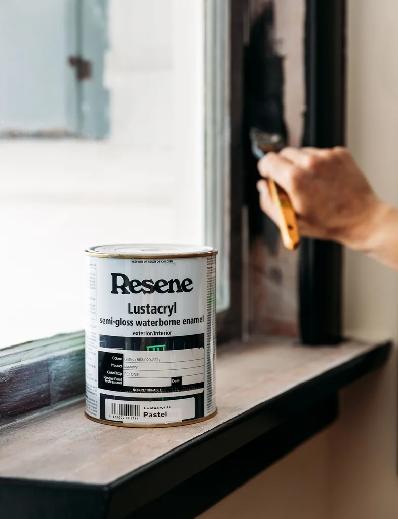 Step 5 is to cut in the trims with your statement colour