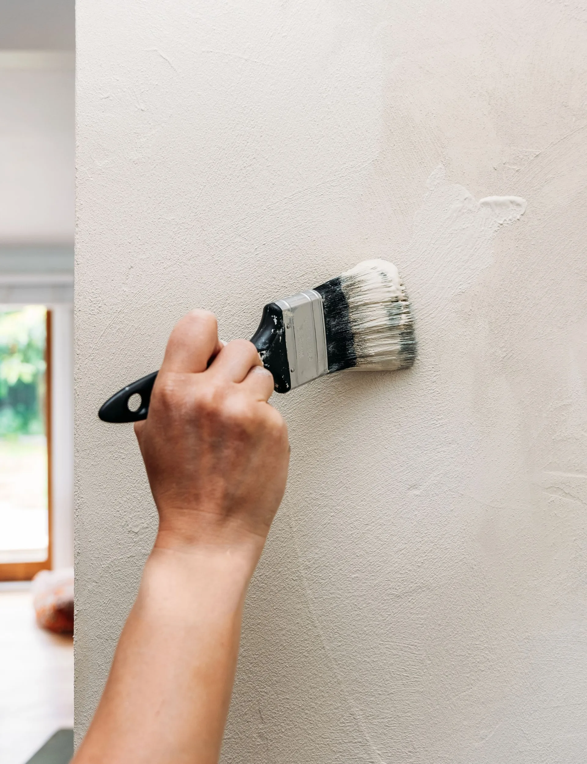 Step 6 if you want to create an arched wall with a textured finish use Resene MyArtisan Foundation Coat Paint