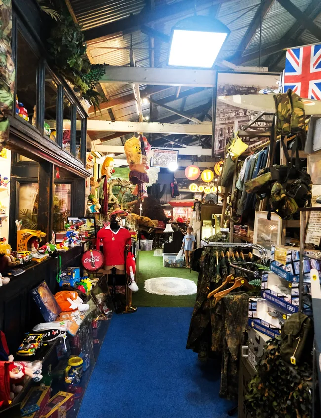 second hand items in room