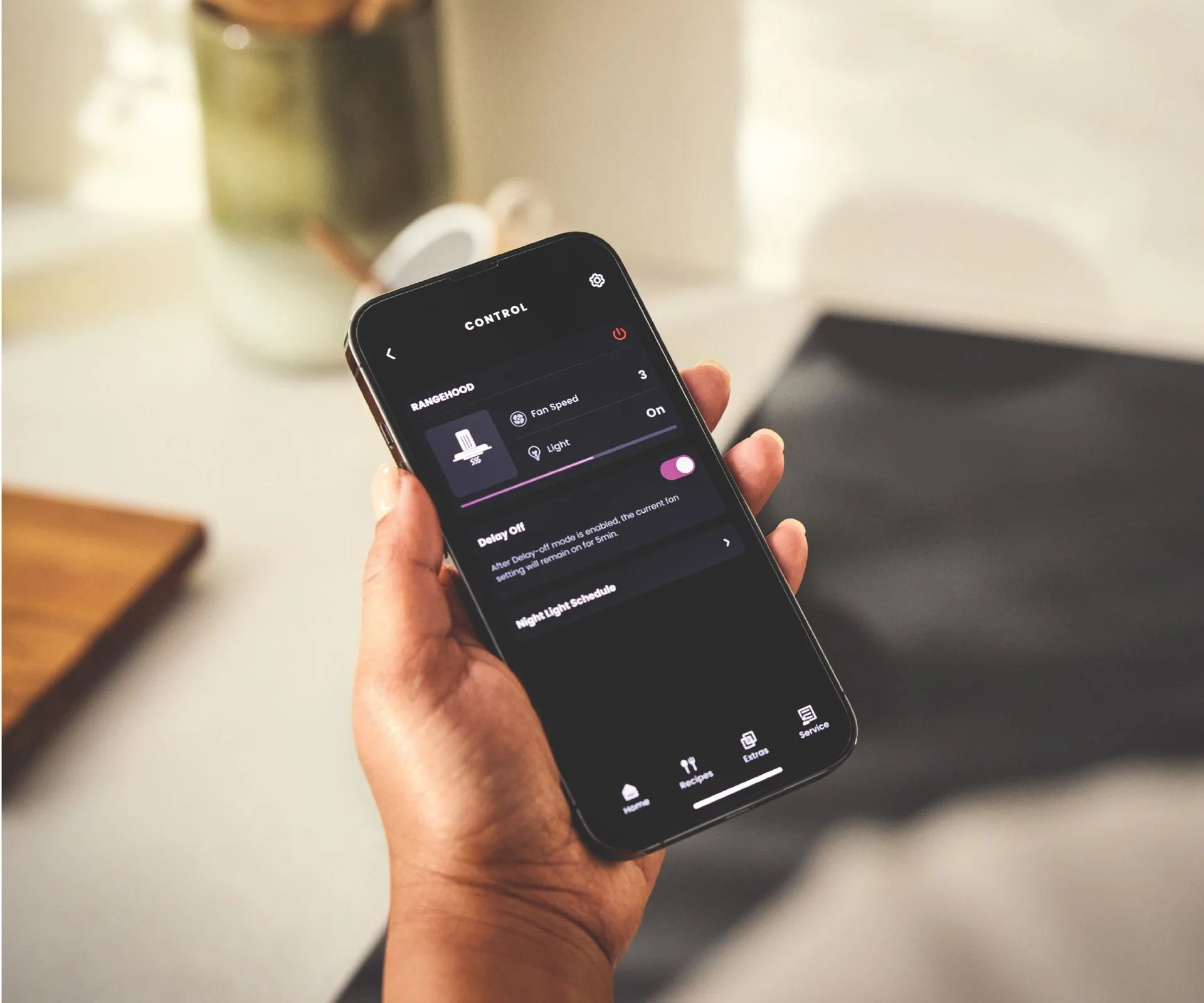 Using the Haier Smart HQ app while cooking