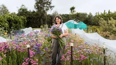 The sustainable flower farmer from Matakana Coast