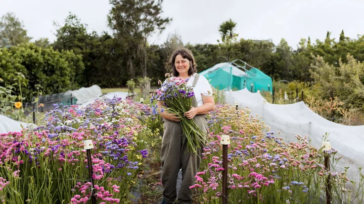 The sustainable flower farmer from Matakana Coast