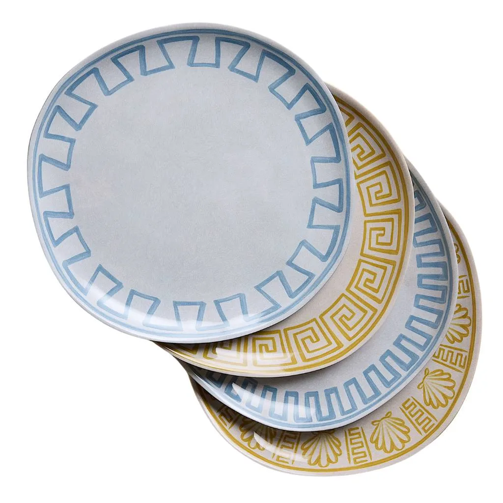 Coastal Picnic Dinner Plates (4-piece)