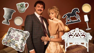 Inside the glorious ’80s-inspired interiors of hit Disney+ series Rivals