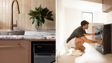 Clean living: Art and Matilda’s sleek new laundry balances form and function