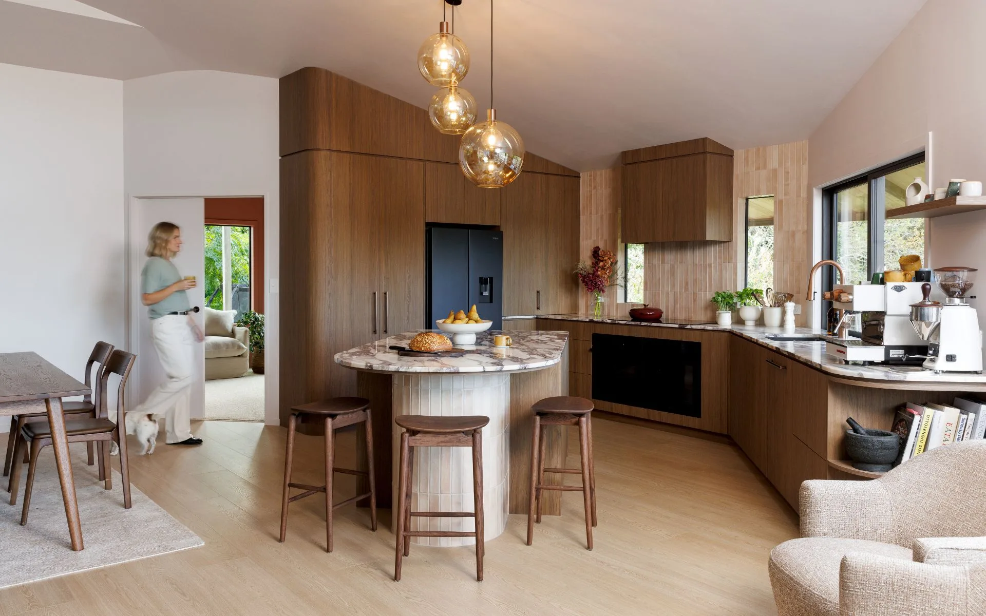 The finished kitchen in Art and Matilda's My New Home journey 
