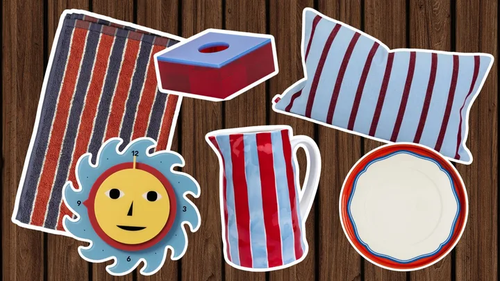 Red and blue homewares are the unexpected combination taking over winter interiors