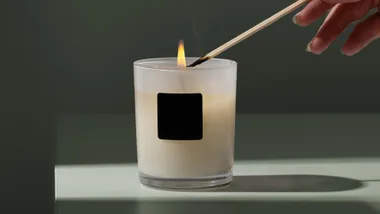 The quickest way to set the mood? Light a scented candle