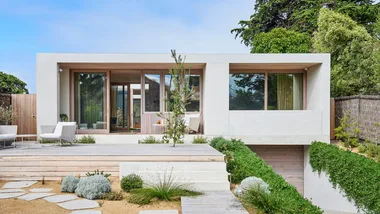Inside an organic minimalist coastal home