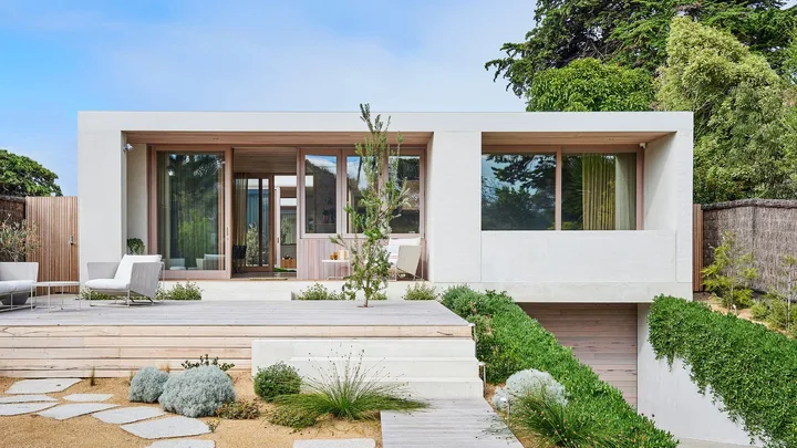Inside an organic minimalist coastal home