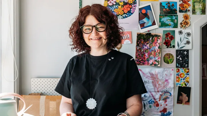 Artist Alice Alva’s colourful world of reused materials