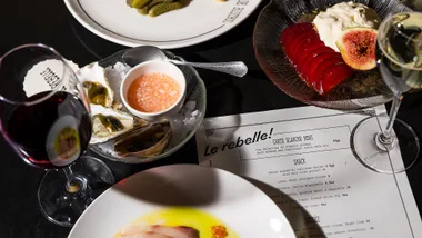 Dishes at Le Rebelle