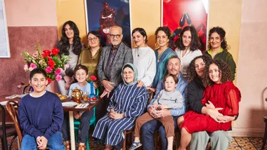 The Ayubi Family in their restaurant, Parwana Kitchen