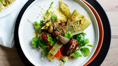 Neil Perry's artichoke tagine
