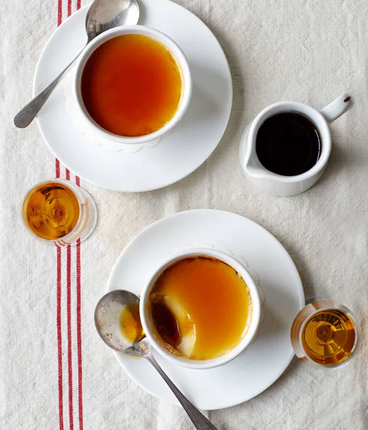 Whisky caramel cr&egrave;mes