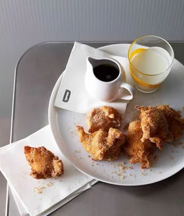 Apple and buttermilk fritters