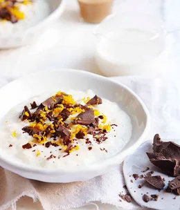 Chocolate-orange champorado